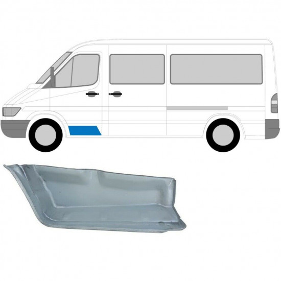 Reparatie voorste trap voor Mercedes Sprinter 1995-2006 / Links + Rechts / Set 6266