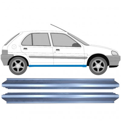 PEUGEOT 106 1991- 5 DEUR DORPEL REPARATIEPANEEL / RECHTS + LINKS / SET