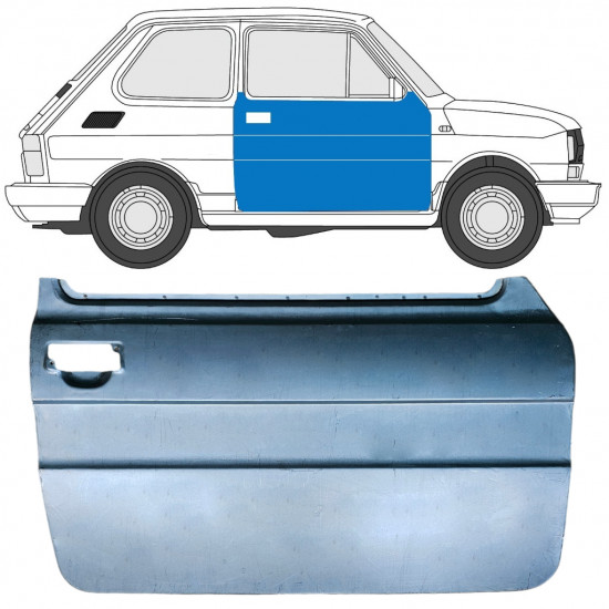 Deur reparatiepaneel  voor Fiat 126p 1985-1994 / Rechts 7570