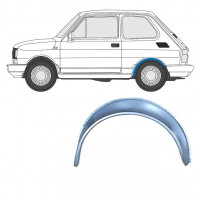 Reparatiepaneel achterspatbord voor Fiat 126p 1972-2000 / Links 7580