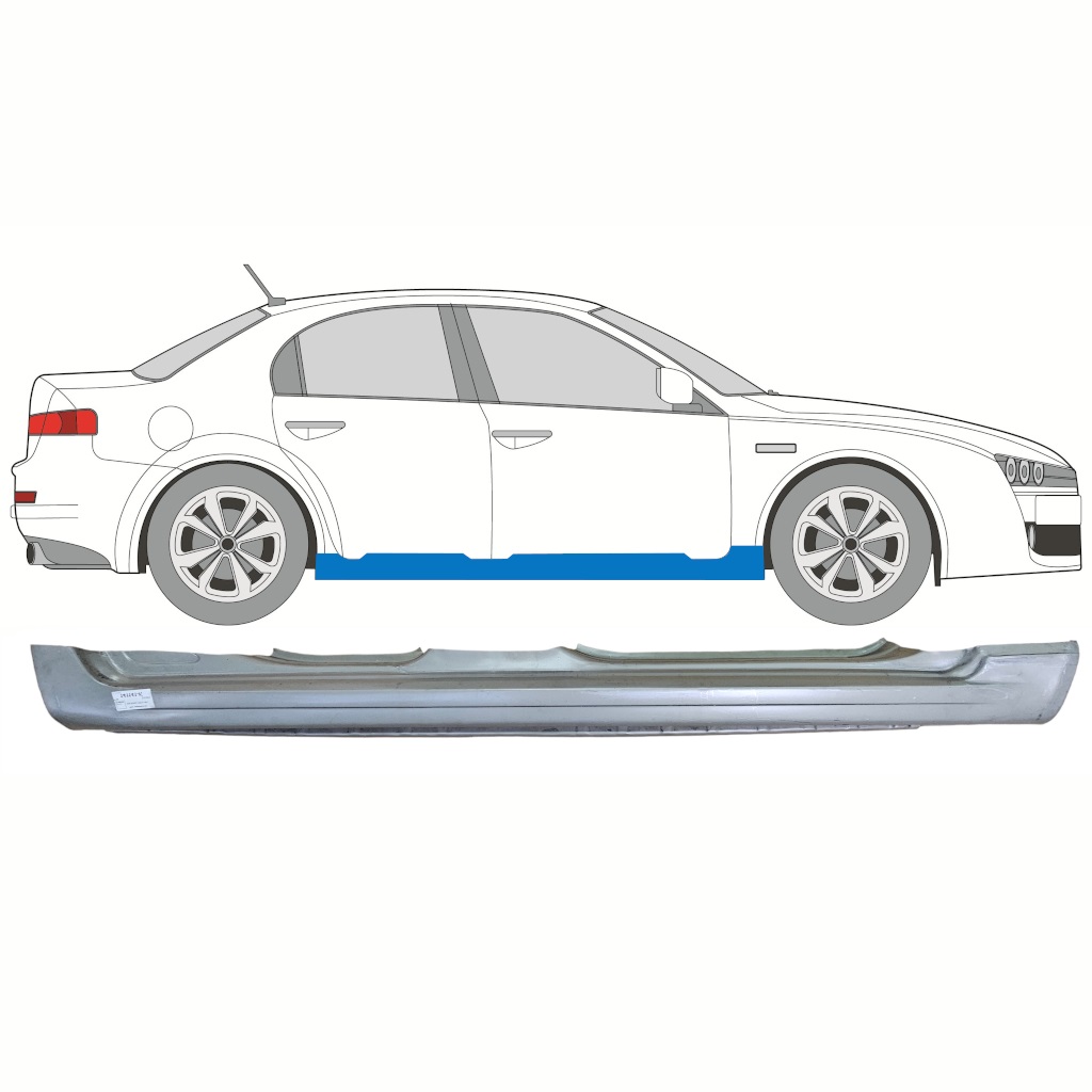 ALFA ROMEO 159 2005-2012 DORPEL REPARATIEPANEEL / RECHTS