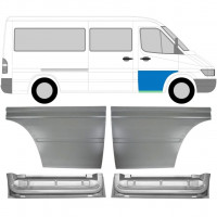 Binnen + buiten reparatiepaneel voor deur voor Mercedes Sprinter 1995-2006 / Links + Rechts / Set 10510