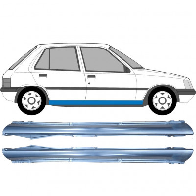 Reparatie dorpel voor Peugeot 205 1983-1998 / Links + Rechts / Set 9550