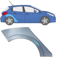 Reparatiepaneel achterspatbord voor Peugeot 208 2012-2019 / Rechts 16316