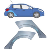 Reparatiepaneel achterspatbord voor Peugeot 208 2012-2019 / Links + Rechts / Set 16318