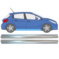 Reparatie dorpel voor Peugeot 208 2012-2019 / Links + Rechts / Set 16315