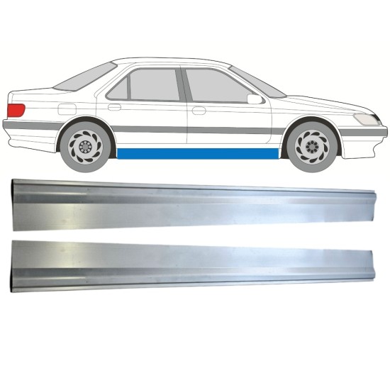 Reparatie dorpel onderste deel voor Peugeot 605 1989-1999 / Links + Rechts / Set 15219