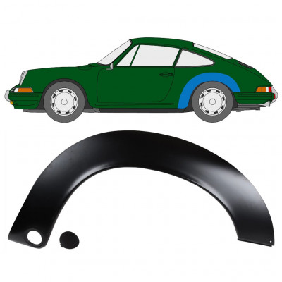 Reparatiepaneel achterspatbord voor Porsche 911 1964-1974 / Links 12709