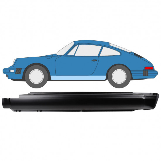 Volledige dorpel voor Porsche 911 1974-1989 / Links 12715