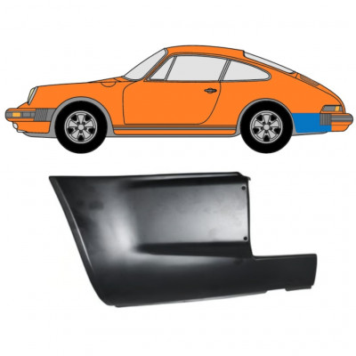 Reparatiepaneel achterspatbord voor Porsche 911 1974-1989 / Links 12719