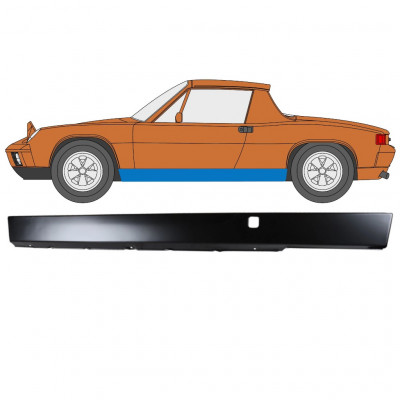 Volledige dorpel voor Porsche 914 1969-1976 / Links 12734