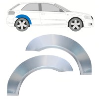 Reparatiepaneel achterspatbord voor Audi A3 8P 2003-2012 / Links + Rechts / Set 16321