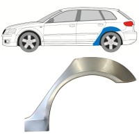 Reparatiepaneel achterspatbord voor Audi A3 8P 2003-2012 / Links 15209