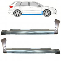 Reparatiepaneel dorpel + voorste spatbord voor Audi A3 8P 2003-2012 11149