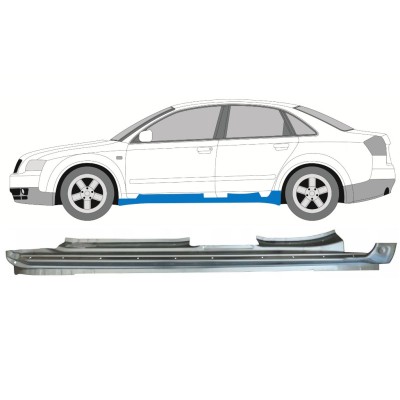 Volledige dorpel voor Audi A4 B6 2000-2004 / Links 15158