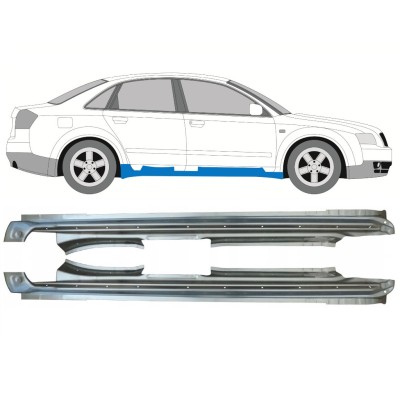 Volledige dorpel voor Audi A4 B6 2000-2004 / Links + Rechts 15159