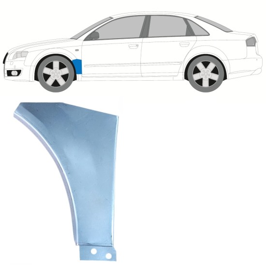 Reparatiepaneel voorspatbord voor Audi A4 B7 2004-2007 / Links 15170