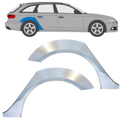 Reparatiepaneel achterspatbord voor Audi A4 B8 2007-2016 / Links + Rechts / Set 16324