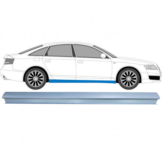 Reparatie dorpel voor Audi A6 C6 2004-2010 / Links = Rechts (symmetrisch) 6439