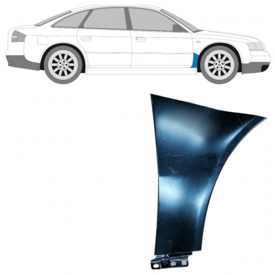 Reparatiepaneel voorspatbord voor Audi A6 C5 1997-2004 / Rechts 7591