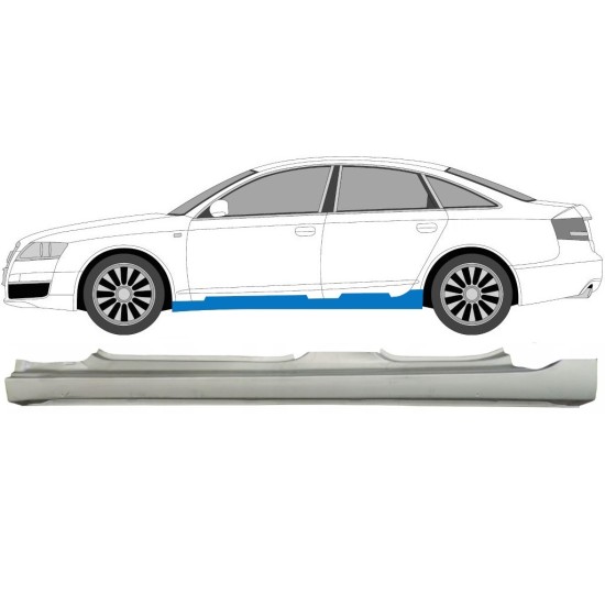 Volledige dorpel voor Audi A6 C6 2004-2010 / Links 15034