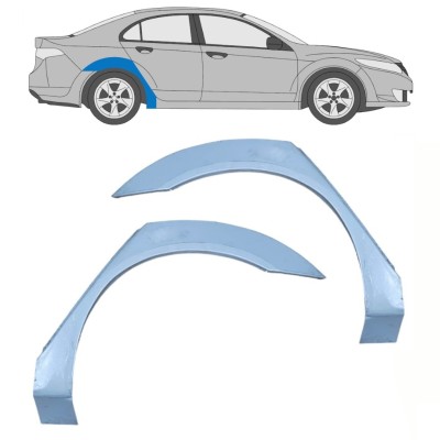 Reparatiepaneel achterspatbord voor Honda Accord 2008-2016 / Links + Rechts / Set 16289