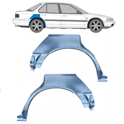 Reparatiepaneel achterspatbord voor Honda Accord 1989-1993 / Links + Rechts / Set 9584