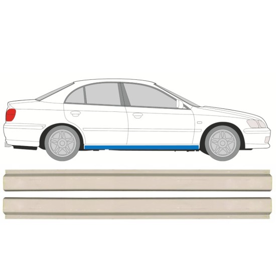 Reparatie dorpel onderste deel voor Honda Accord 1998-2002 / Links + Rechts / Set 16103