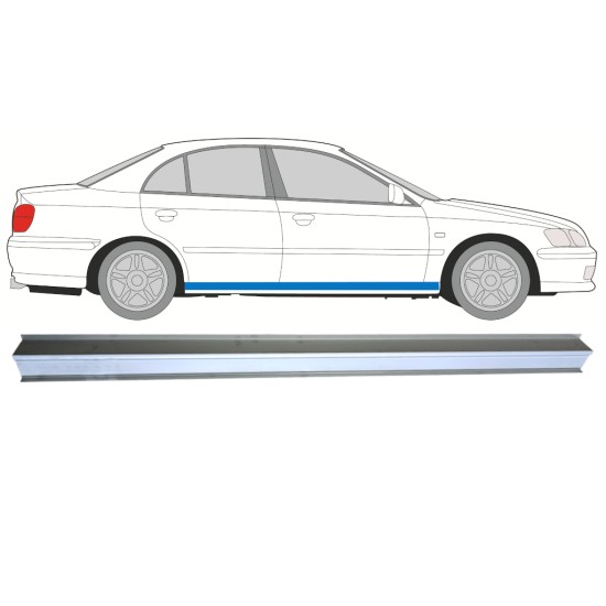 Reparatiepaneel bovenste deel dorpel voor Honda Accord 1998-2002 / Links = Rechts (symmetrisch) 16284