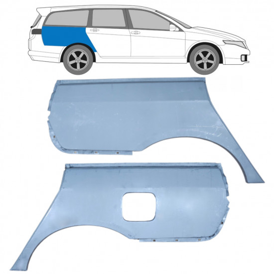 Reparatiepaneel achterspatbord voor Honda Accord 2002-2008 / Links + Rechts / COMBI / Set 10408