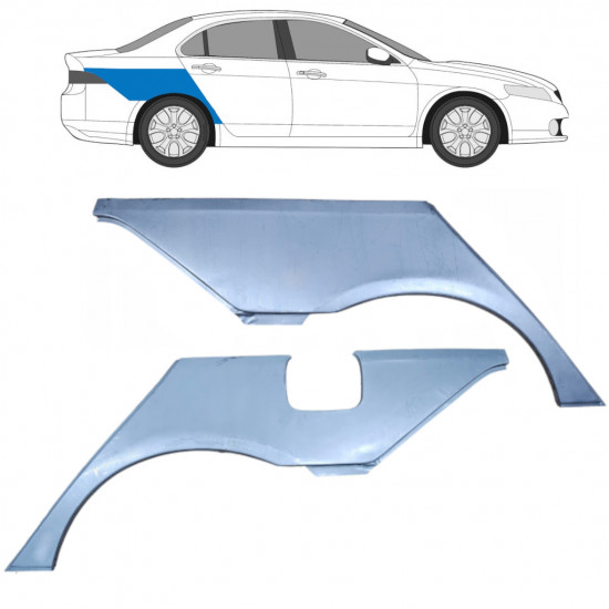 Reparatiepaneel achterspatbord voor Honda Accord 2002-2008  / Links + Rechts / SEDAN / Set 10441