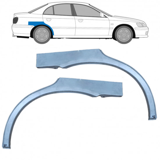 Reparatiepaneel achterspatbord voor Honda Accord 1998-2002 / Links + Rechts / Set 9242