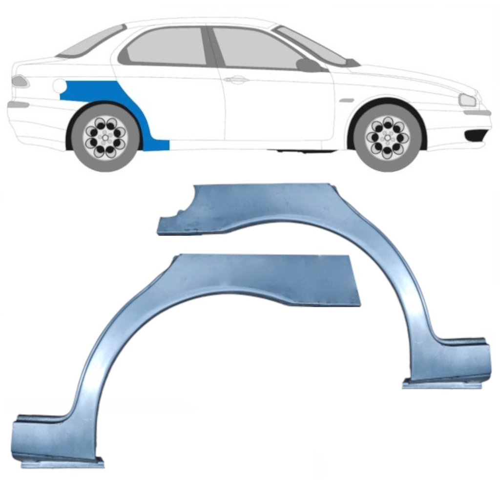 ALFA ROMEO 156 1997-2005 SEDAN WIELKAST REPARATIE PANEEL / SET