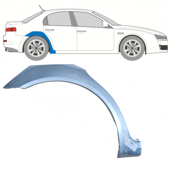 ALFA ROMEO 159 2005-2012 WIELKAST REPARATIE PANEEL PANEL / RECHTS