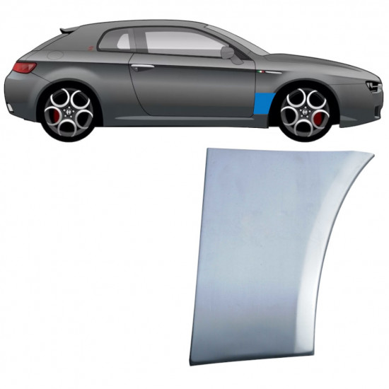 Reparatiepaneel voorspatbord voor Alfa Romeo Brera 2005-2010 / Rechts 11397