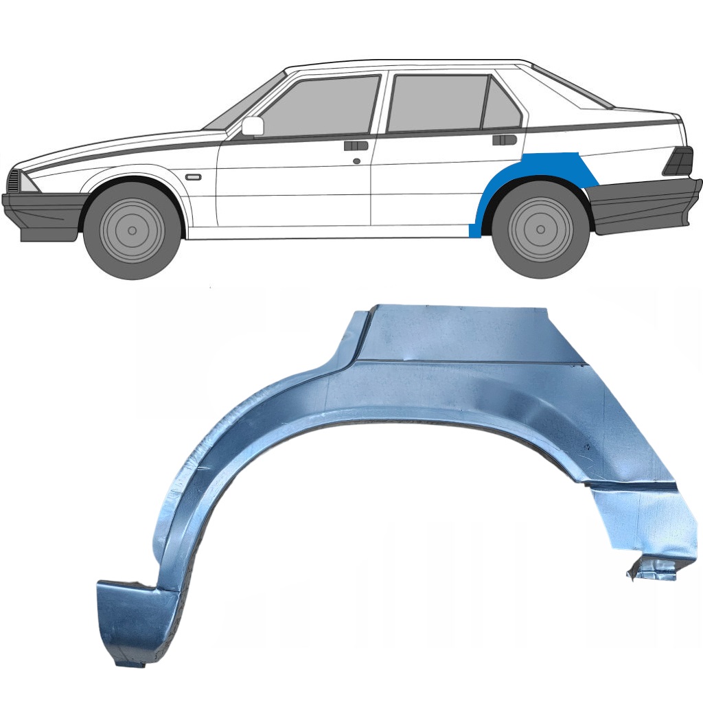 ALFA ROMEO 75 1985-1992 WIELKAST REPARATIE PANEEL / LINKS