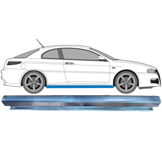 Reparatie dorpel voor Alfa Romeo GT 2003-2010 / Links = Rechts (symmetrisch) 7174