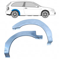 Reparatiepaneel achterspatbord voor Nissan Almera 1995-2000 / Links + Rechts / Set 10455