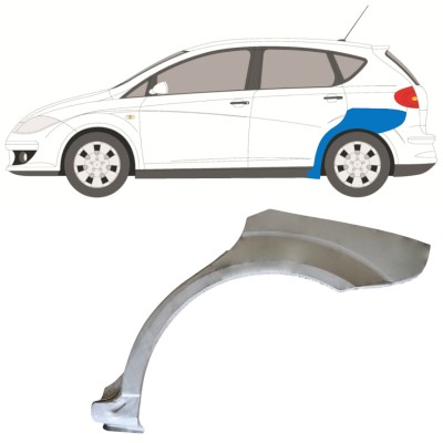 Reparatiepaneel achterspatbord voor Seat Altea 2004-2015 / Links 15047