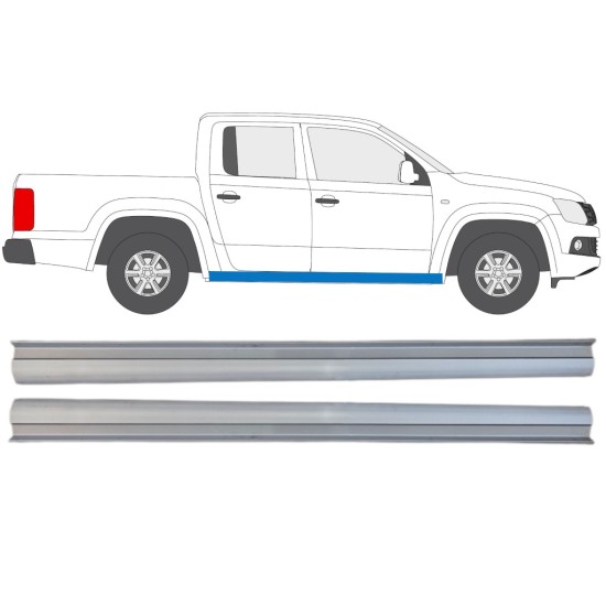 Reparatie dorpel onderste deel voor Volkswagen Amarok 2010-2022 / Links + Rechts / Set 15100