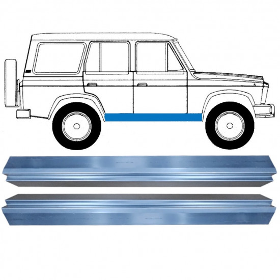 ARO 246 1972-2006 DORPEL REPARATIEPANEL / RECHTS + LINKS / SET