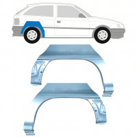 Reparatiepaneel achterspatbord voor Opel Astra 1991-2002 / Links + Rechts / Set 9680