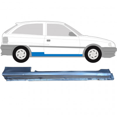 OPEL ASTRA 1991-2002 3 DEUR DORPEL REPARATIEPANEEL / RECHTS