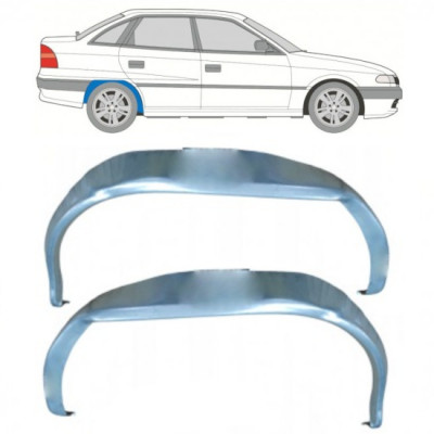 Binnenste reparatiepaneel achter wielkast voor Opel Astra 1991-2002 / Links + Rechts / Set 10532