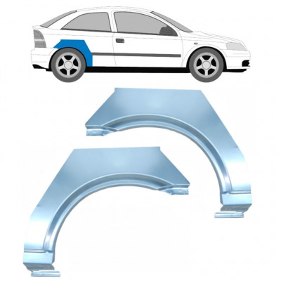 Reparatiepaneel achterspatbord voor Opel Astra 1998-2009 / Links + Rechts / Set 10518