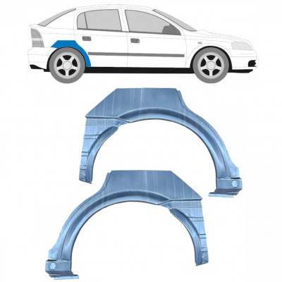 Reparatiepaneel achterspatbord voor Opel Astra 1998-2009 / Links + Rechts / Set 9167