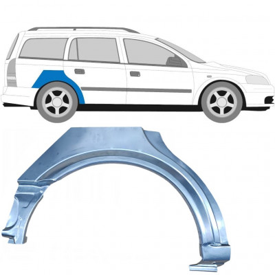 OPEL ASTRA 1998-2009 STATIONWAGEN WIELKAST REPARATIE PANEEL / RECHTS