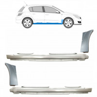 Reparatiepaneel dorpel + voorste spatbord voor Opel Astra 2003-2014 11163