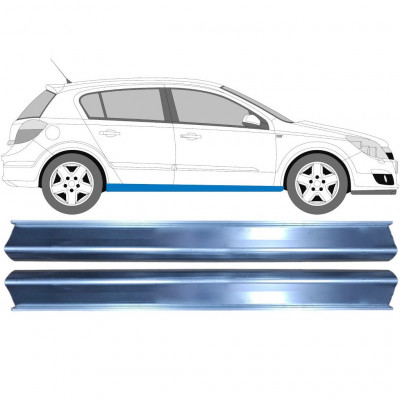 Reparatie dorpel voor Opel Astra H 2003-2012 / Links = Rechts (symmetrisch) / Set 9483