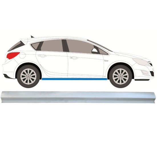 Reparatie dorpel voor Opel Astra J 2009-2015 / Links = Rechts (symmetrisch) 15220